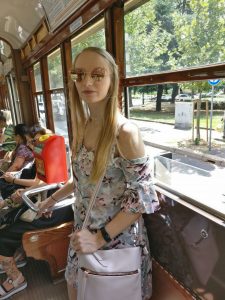 What we did in Milan - Me on the tram