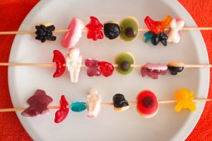 Halloween treats: Candy sticks