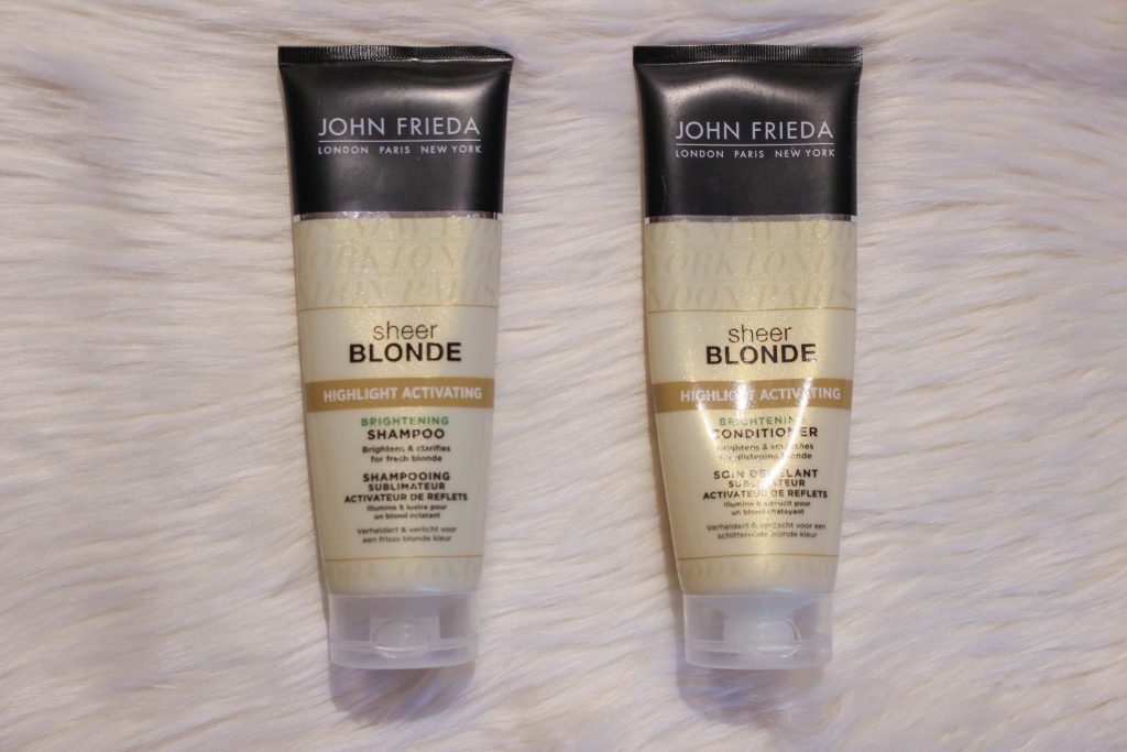 My haircare routine: John Friede blonde shampoo and conditioner