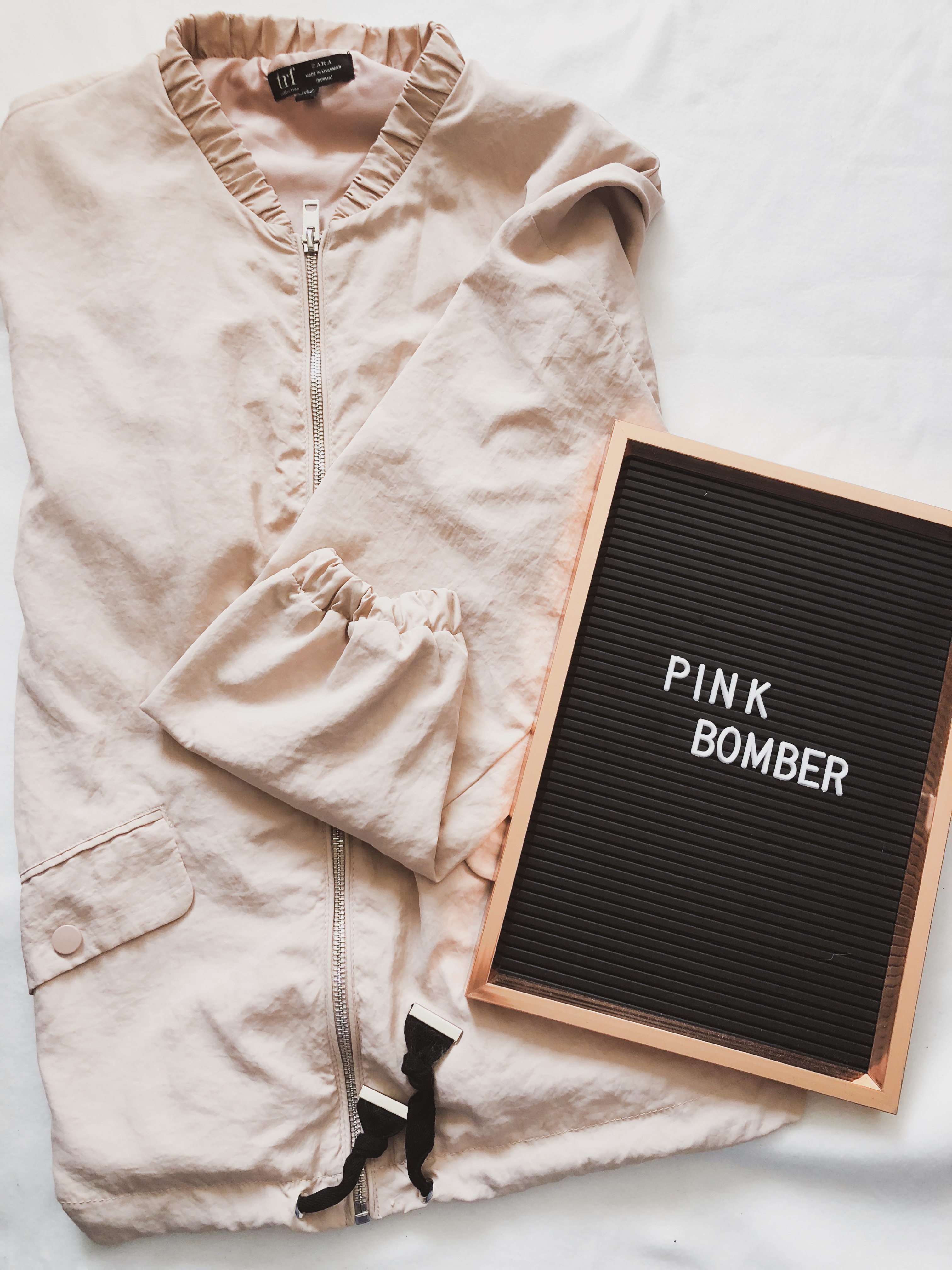 What I got in sales: Zara bomber jacket