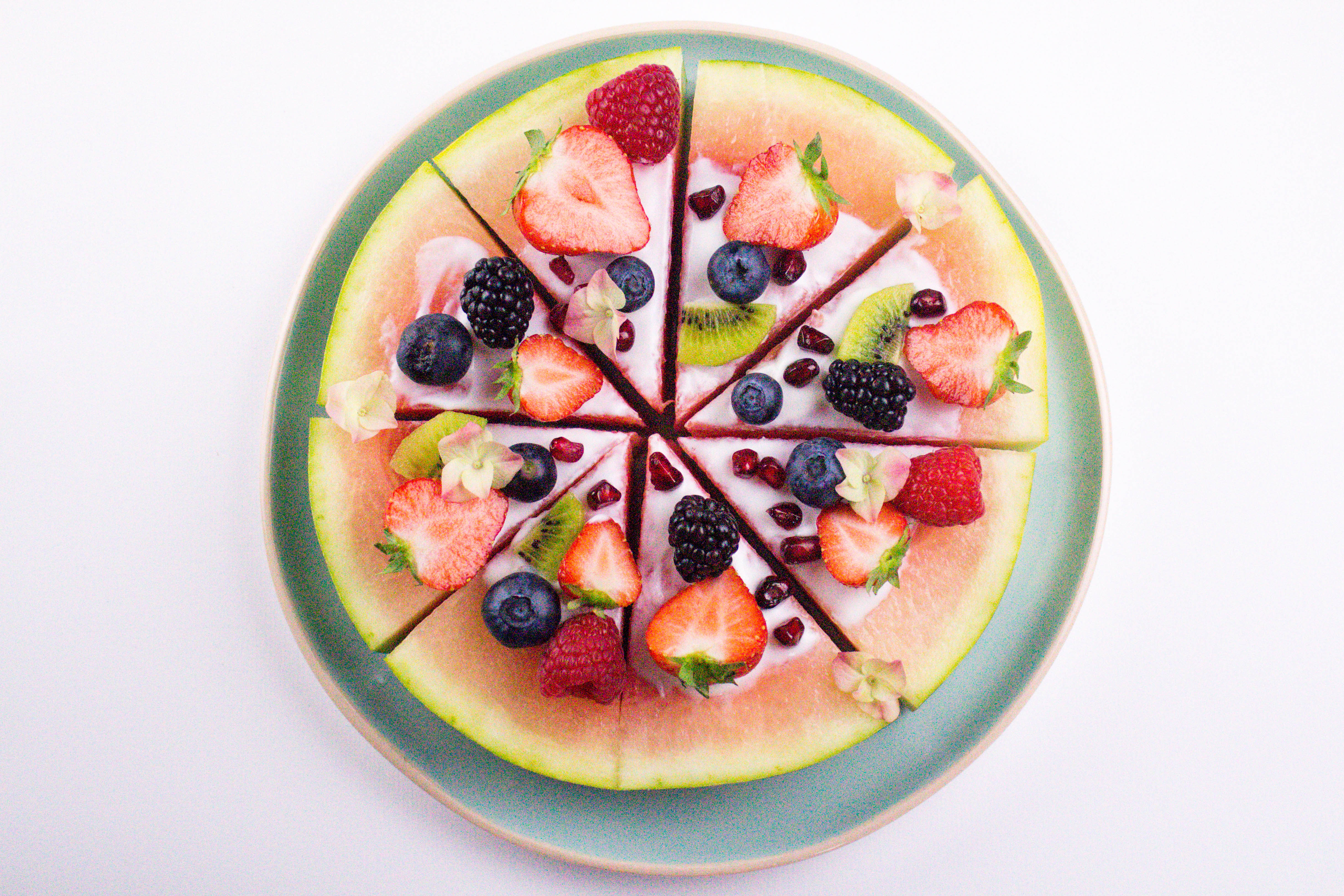 Watermelon pizza