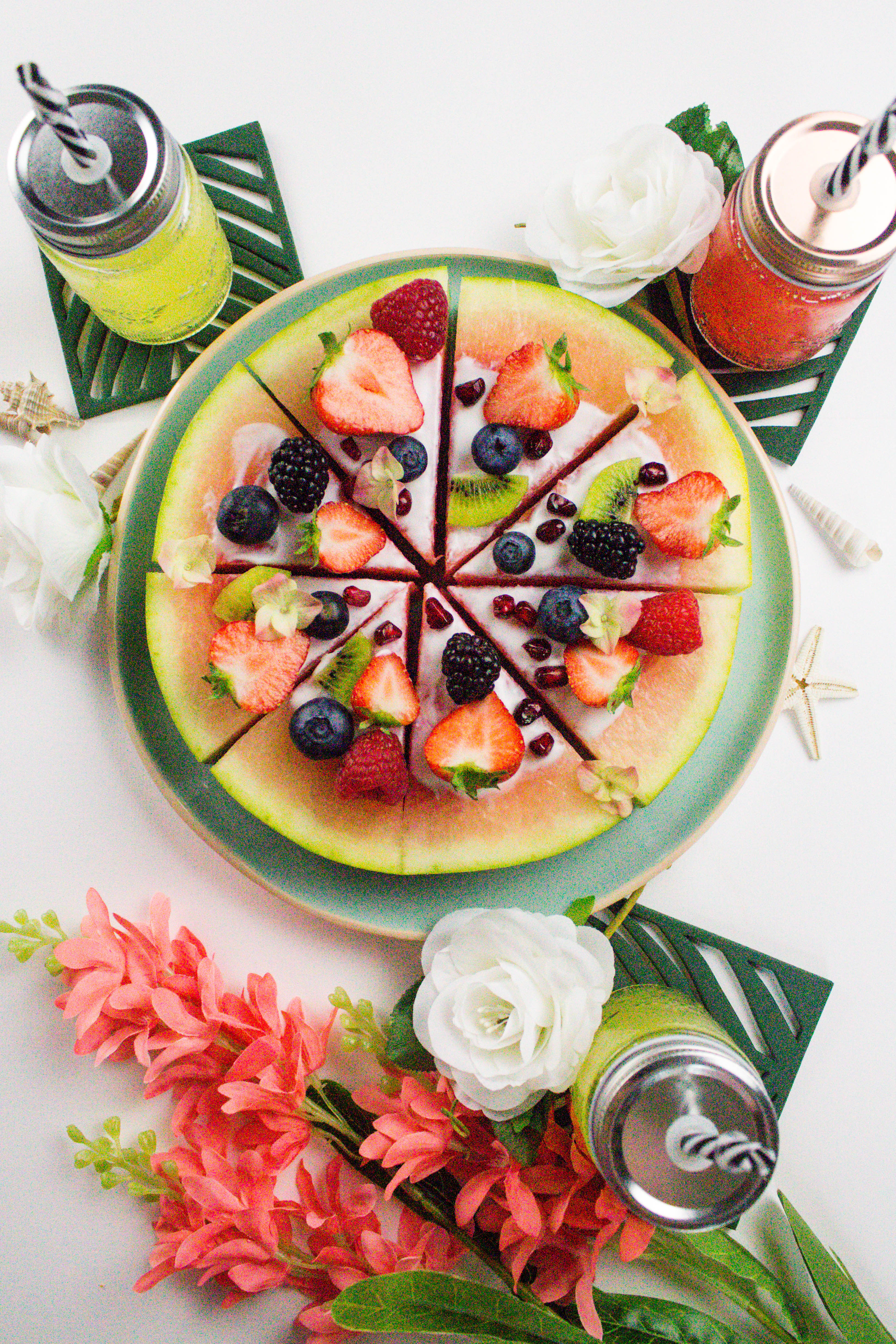 Watermelon pizza